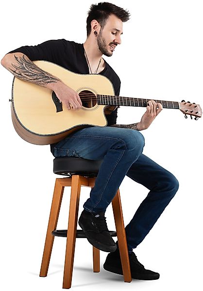 Classic Cantabile Sitzhocker Pub-Hocker für Gitarre günstig online kaufen
