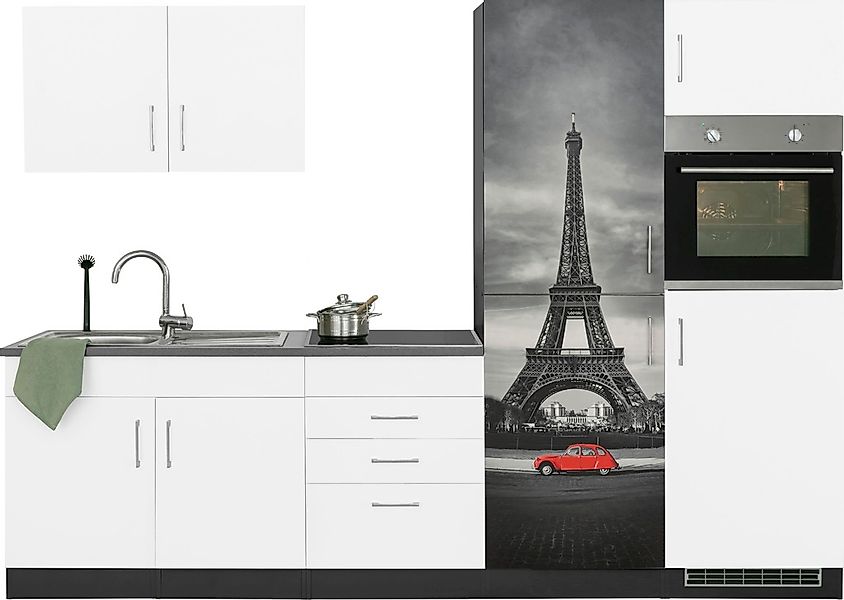 KOCHSTATION Küchenzeile "KS-Paris – Küchen mit einzigartigen Fotomotiven au günstig online kaufen