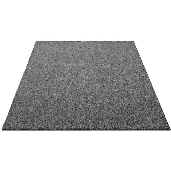 Floornovo Kurzflor Teppich Nr. 211 Grau Einfarbig 230 x 160 cm günstig online kaufen