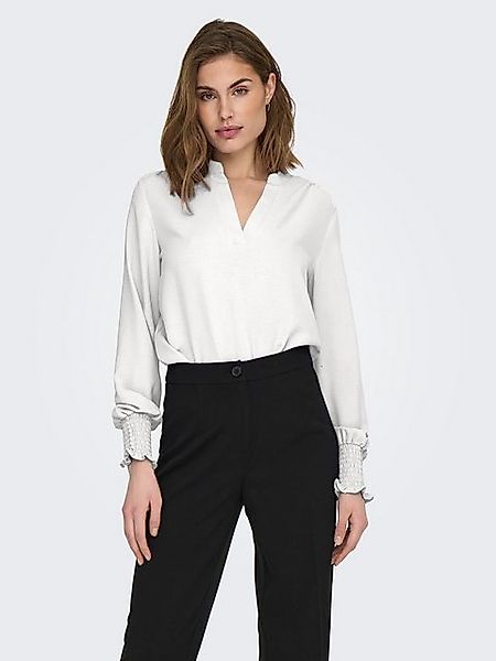 ONLY Blusentop ONLMETTE V-NECK LS SMOCK TOP NOOS W günstig online kaufen