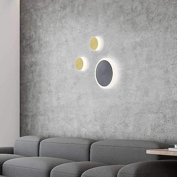 BANKAMP Button LED-Wandleuchte, 33 cm, anthrazit günstig online kaufen