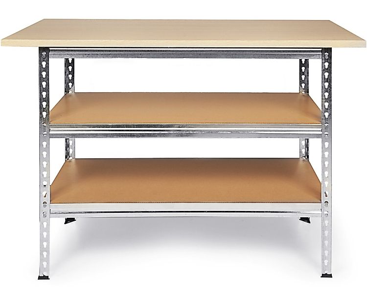 ONDIS24 Werkbank »Uwe«, (1-tlg), Metall-Werkbank 120 x 60 x 92 (H) cm, Arbe günstig online kaufen