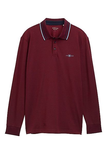 TOM TAILOR Poloshirt Poloshirt Langarmshirt mit Polokragen (1-tlg., 1) günstig online kaufen