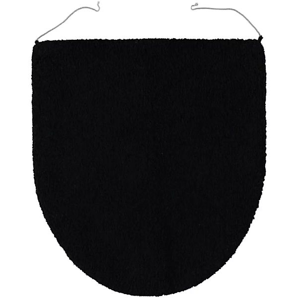 Rhomtuft - Badteppiche Square - Farbe: schwarz - 15 - Deckelbezug 45x50 cm günstig online kaufen