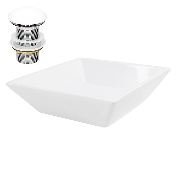 LuxeBath Waschbecken Aufsatzwaschbecken aus Keramik für günstig online kaufen
