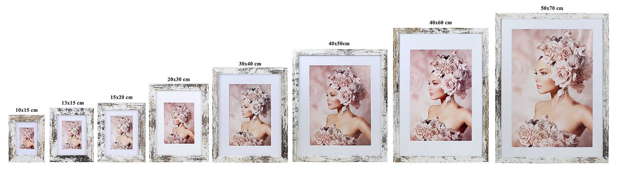 IDEAL TREND Bilderrahmen Bilderrahmen Holz Rahmen Plexi Acryl Collage Wandd günstig online kaufen