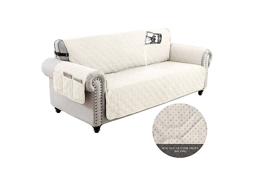 MOPUEA Sofaschoner Sofabezug 1 2 3 Sitzer Sofaschoner rutschfest Sofaüberwu günstig online kaufen