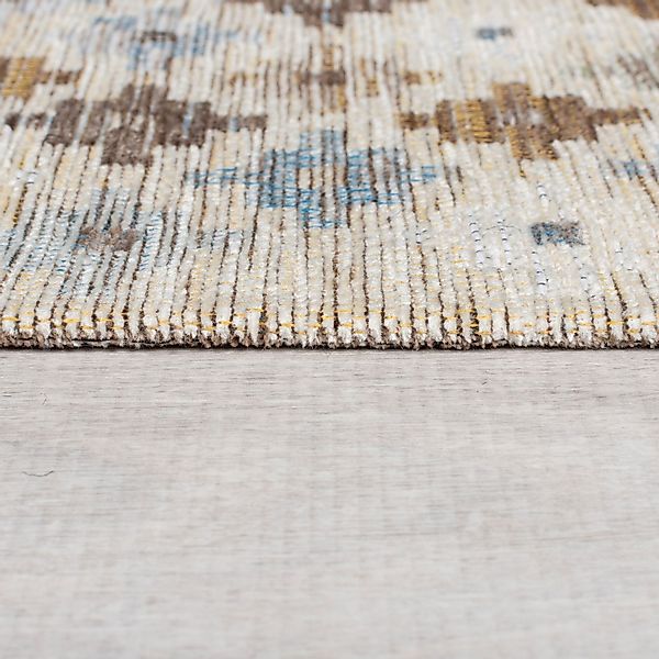 FLAIR RUGS Wollteppich »Checkerboard«, rechteckig, 10 mm Höhe, Modern mit S günstig online kaufen