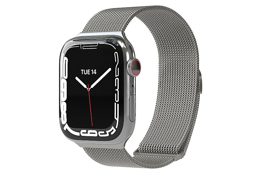 EAZY CASE Uhrenarmband Metall Band für iWatch 11 10 9 8 7 6 5 4 3 2 1 SE Ul günstig online kaufen