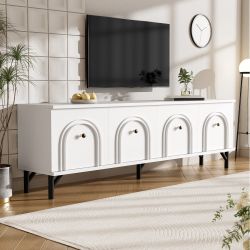 Merax Lowboard aus Holz mit 4 günstig online kaufen
