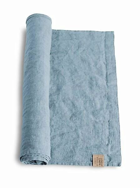 Lovely Linen Tischdecken & -läufer Lovely Tischläufer Leinen dusty blue 47  günstig online kaufen