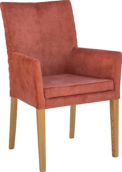 Leonique Armlehnstuhl "Vence" (Set) 1 Stk.mit Rautensteppung in der Rückenl günstig online kaufen