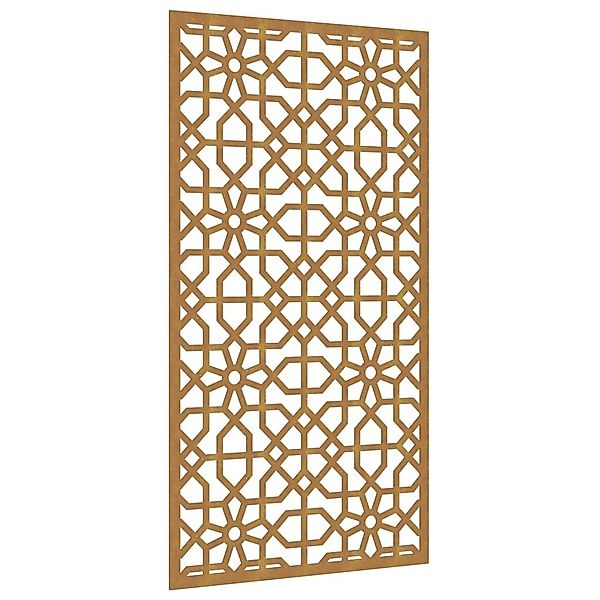 vidaXL Wandbild Garten-Wanddeko 105x55 cm Cortenstahl günstig online kaufen