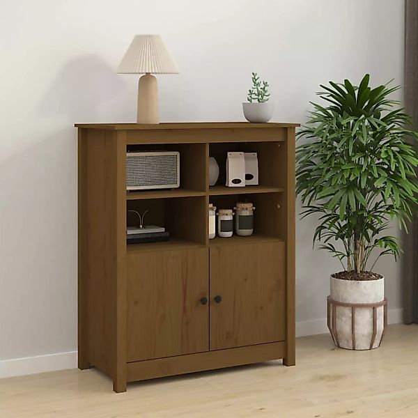 Vidaxl Sideboard Honigbraun 83x41,5x100 Cm Massivholz Kiefer günstig online kaufen