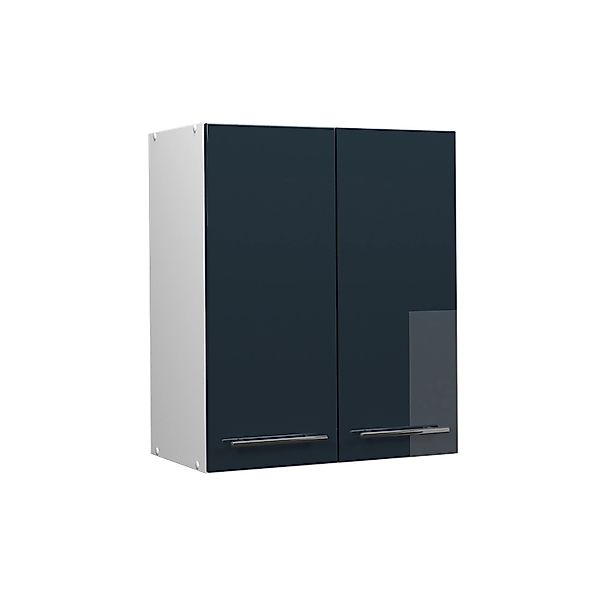 Vicco Hängeschrank Fame-Line Hängender Küchenschrank Dunkelblau Hochglanz/W günstig online kaufen