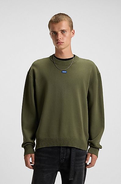 HUGO Blue Rundhalspullover San Casey relaxed günstig online kaufen