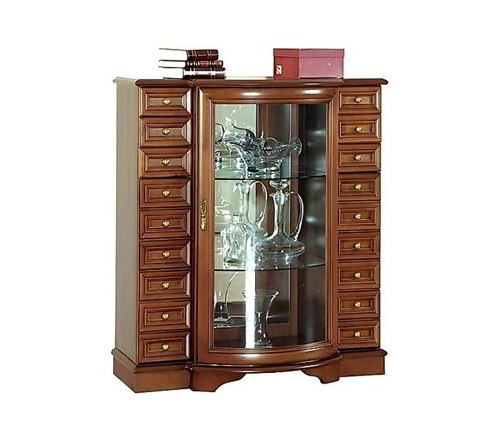 Xlmoebel Vitrine Glasvitrine mit Schubladen und Regal - Schaukasten aus Gla günstig online kaufen