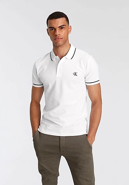 Calvin Klein Jeans "TIPPING SLIM POLO" mit Logomarkenlabel günstig online kaufen