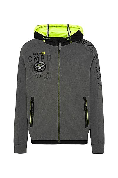 CAMP DAVID Kapuzensweatjacke, mit Reißverschlusstaschen günstig online kaufen