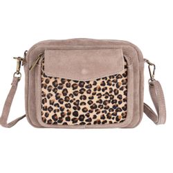 MIRROSI Schultertasche aus Echtleder Kuhfell, hergestellt günstig online kaufen