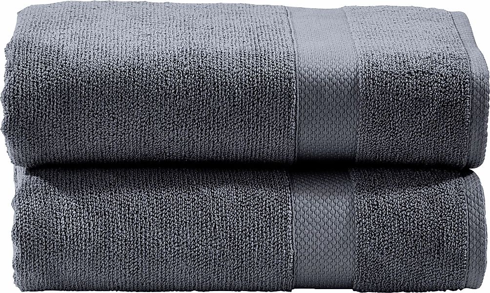 done.® Badetücher »Deluxe«, (2 St., 2er Set Duschtücher 70 x 140 cm), 2-tlg günstig online kaufen