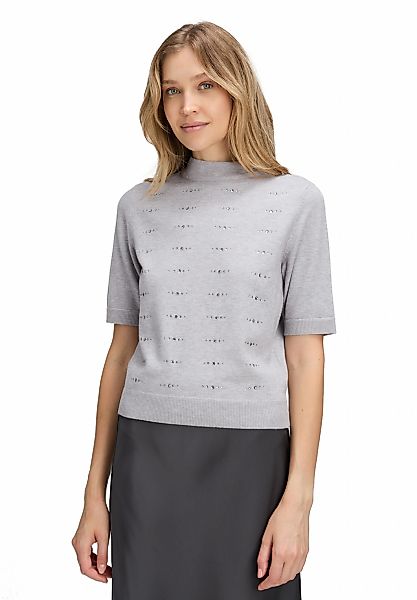 Betty Barclay Kurzarmshirt "Damen Feinstrickpullover mit Stehkragen", 1 Stk günstig online kaufen