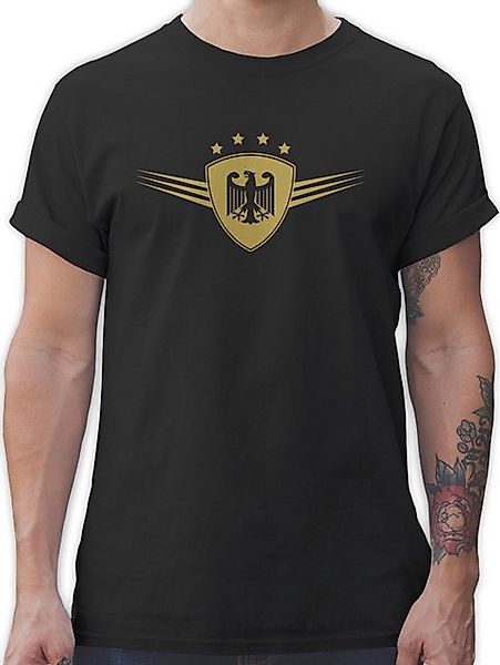 Shirtracer T-Shirt Deutschland Gold 2026 Fussball WM Fanartikel günstig online kaufen