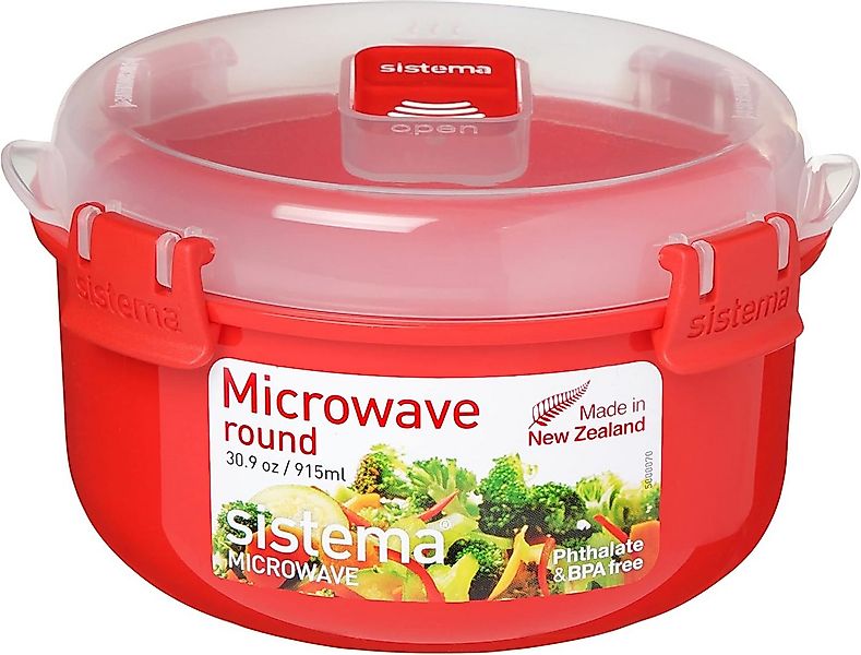 sistema Aufbewahrungsbox Sistema 915ml Round Microwave günstig online kaufen