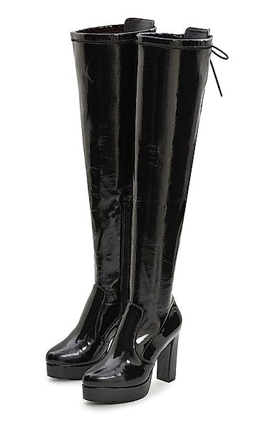 LASCANA Belle Affaire High-Heel-Stiefelette mit Plateau, Overkneestiefel in günstig online kaufen