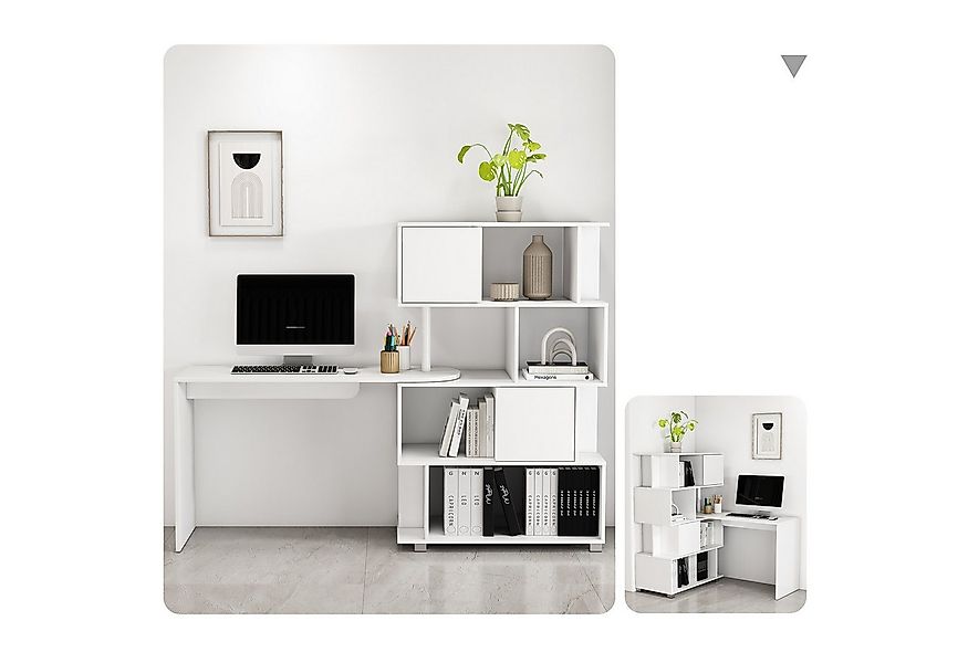 OTTO home Schreibtisch Inovo, als Eckschreibtisch oder Schreibtisch nutzbar günstig online kaufen