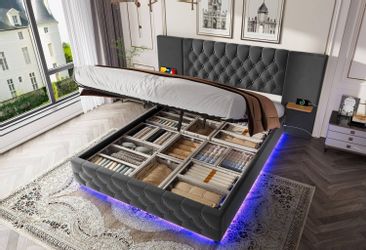 LVHOM Boxbett 140x200cm/160x200cm diamantgeprägtem Knopf Bettgestell, günstig online kaufen