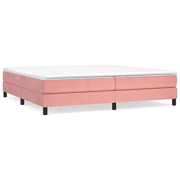 vidaXL Boxspringbett Rosa 200x200 cm Samt1369087 günstig online kaufen
