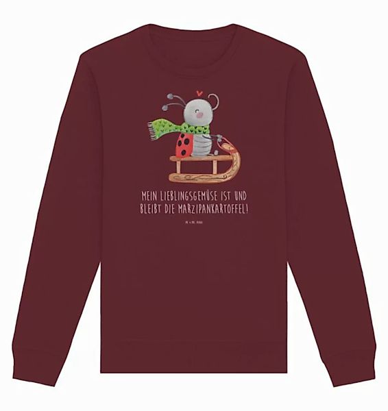 Mr. & Mrs. Panda Longpullover Größe M Smörle Rodeln - Burgundy - Geschenk, günstig online kaufen