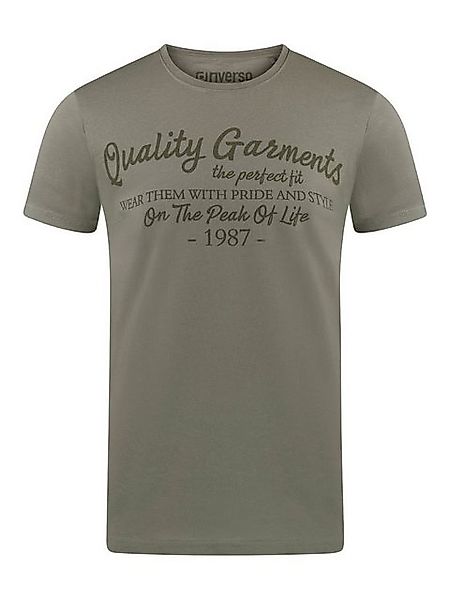 riverso T-Shirt Herren Printshirt RIVLeon Regular Fit (1-tlg) Kurzarm Tee S günstig online kaufen