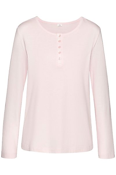s.Oliver Pyjamaoberteil, mit Knopfleiste günstig online kaufen
