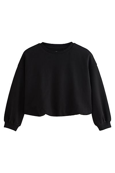 Next Sweater Kastiges Sweatshirt mit Ballonsaum günstig online kaufen
