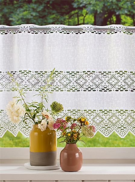 Scheibengardine Stangendurchzug 1 Stk. tlg. günstig online kaufen