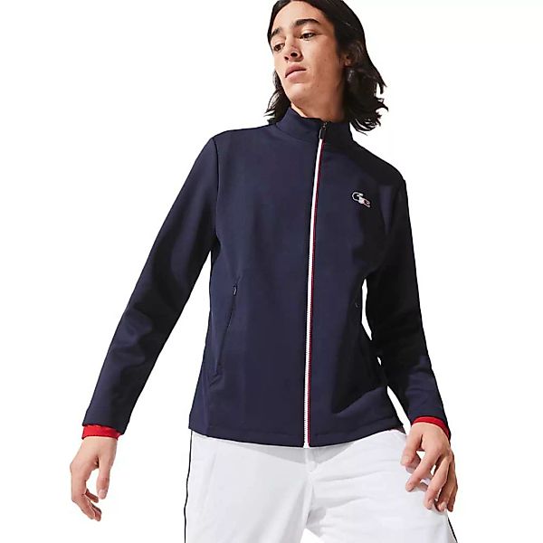 Lacoste Sweatshirt Mit Reißverschluss L Navy Blue / White-Red / I günstig online kaufen