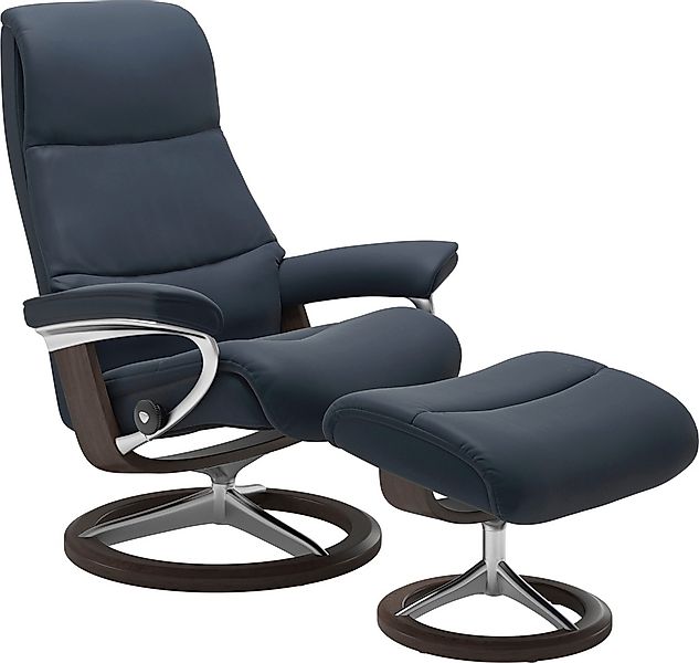 Stressless "View" Set, Relaxsessel mit Hocker, mit Signature Base, Größe M, günstig online kaufen