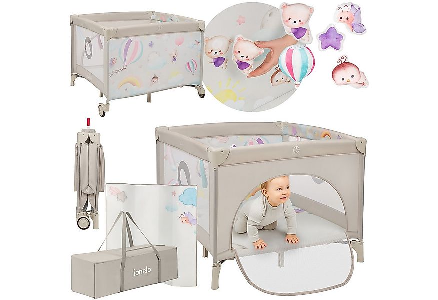 lionelo Laufgitter MILLE PLUS (Set mit Lernmatte und Tragetasche), Matratze günstig online kaufen