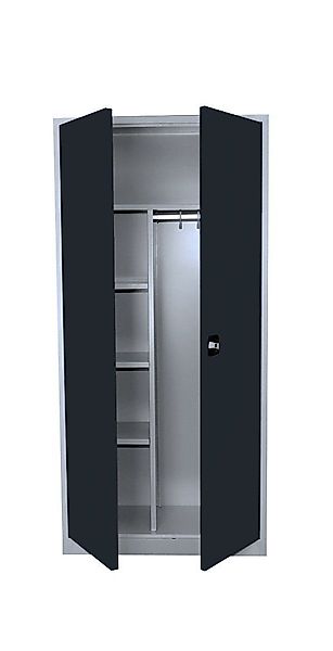 Steelboxx Mehrzweckschrank mit Garderobenteil Spind Kleiderspind günstig online kaufen