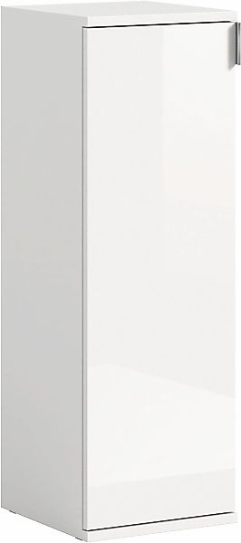 Home affaire Kommode "Trondheim, Breite 30 cm, 1 Tür, 3 Einlegeböden, 4 Fäc günstig online kaufen