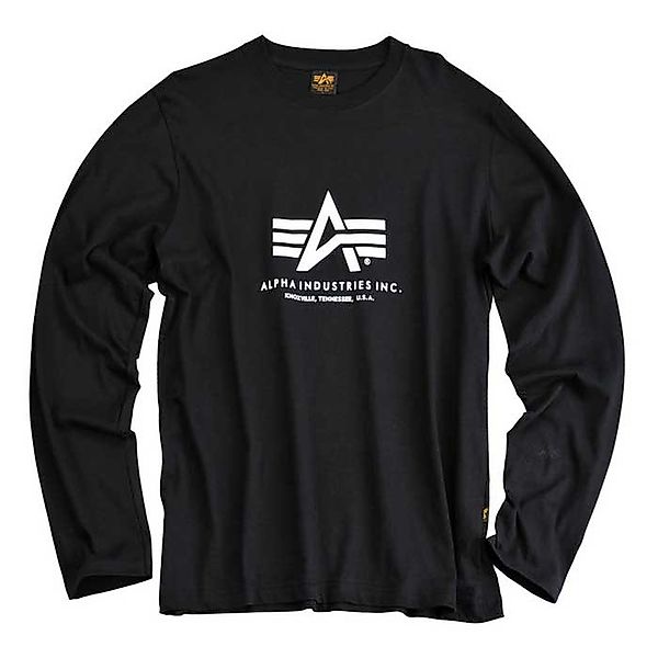 Alpha Industries Basic Langarm-t-shirt XS Black günstig online kaufen