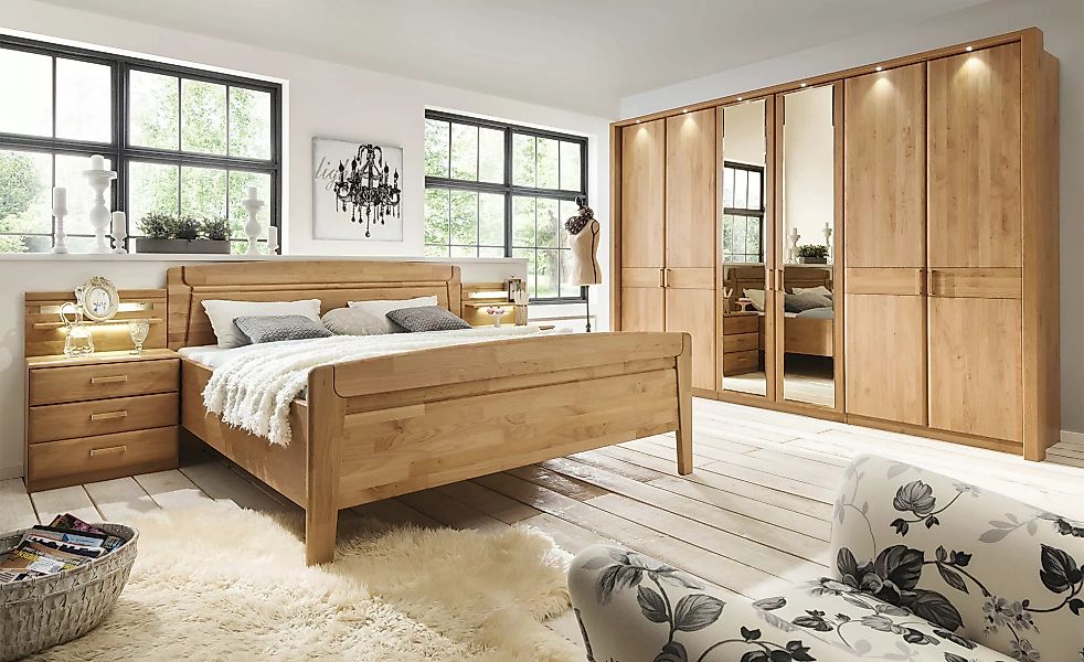 Woodford Schlafzimmer, 4-teilig  Morgana - holzfarben - Komplett-Schlafzimm günstig online kaufen