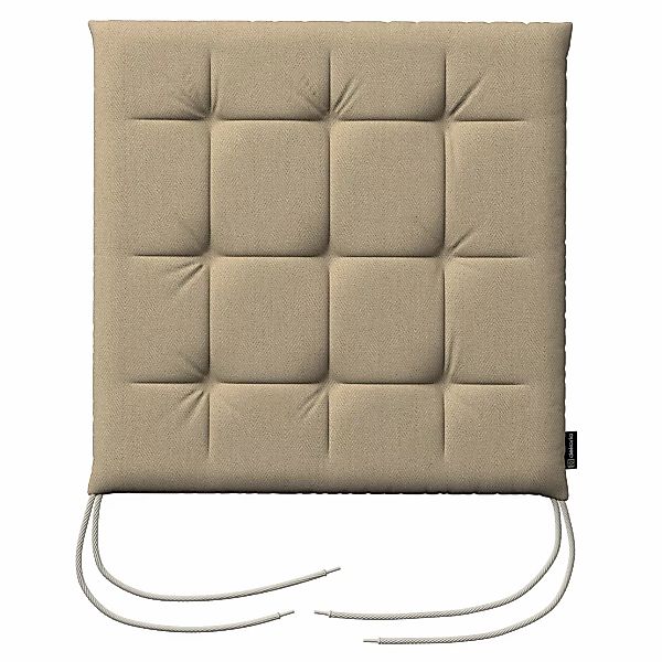 Stuhlkissen Jonas mit Bindeschnur, beige, 40 x 40 x 3,5 cm, Outdoor Oasis ( günstig online kaufen