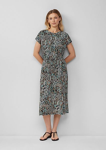 s.Oliver Midikleid Kleid Midikleid aus Baumwollstretch günstig online kaufen