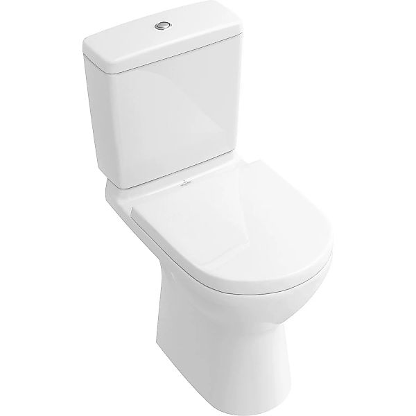Villeroy & Boch Stand-WC für Kombination O.novo Tiefspüler spülrandlos Alpi günstig online kaufen