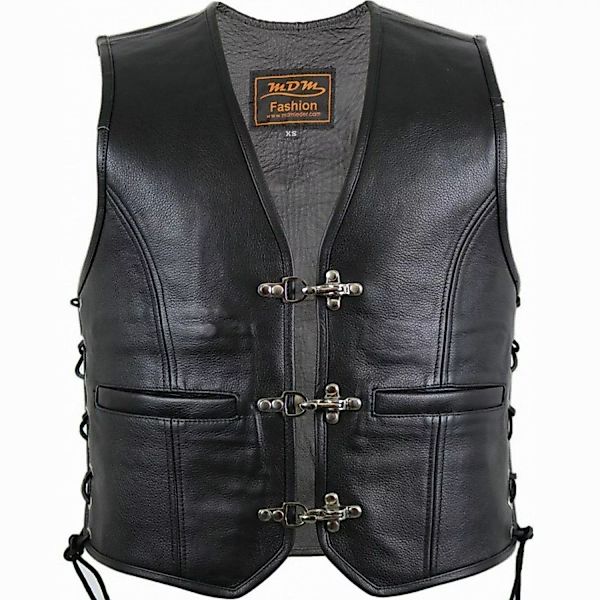 MDM Lederweste Biker Lederweste innen und günstig online kaufen