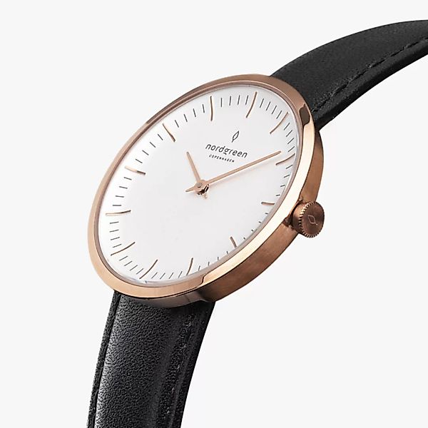 Armbanduhr Infinity Roségold - Italienisches Lederarmband günstig online kaufen