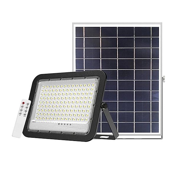 ENOVALITE Solarstrahler PRO 200W 2600lm 6500K Kaltweiß IP65 Außenstrahler S günstig online kaufen
